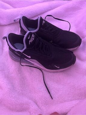 Nike 270s Black and White Women's Athletic Sneakers